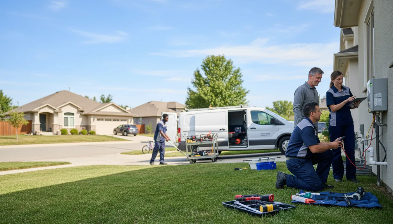 Tankless water heater service in Spur, TX